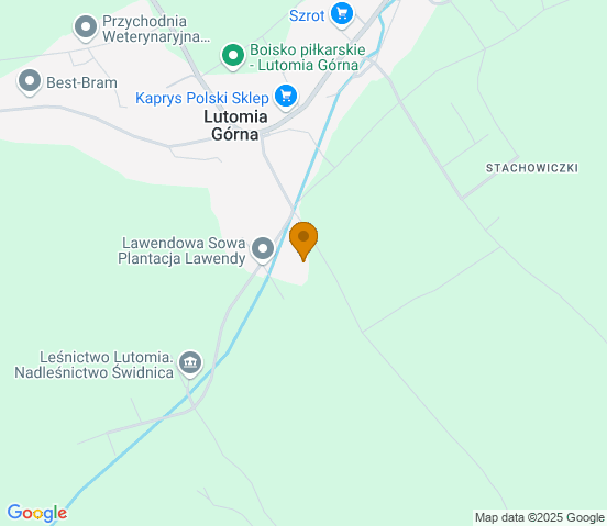 Mapa dojazdu do warsztatu samochodowego w miejscowości Świdnica