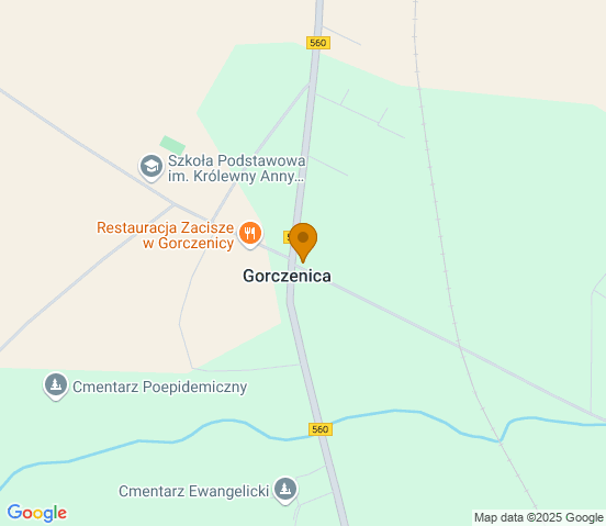 Mapa dojazdu do warsztatu samochodowego w miejscowości Brodnica
