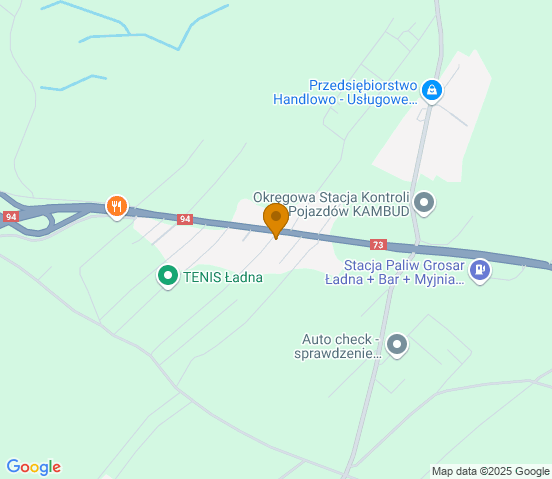Mapa dojazdu do warsztatu samochodowego w miejscowości Skrzyszów