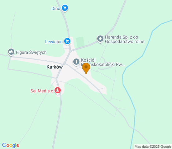 Mapa dojazdu do warsztatu samochodowego w miejscowości Otmuchów