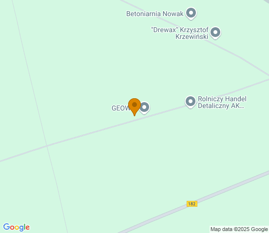Mapa dojazdu do warsztatu samochodowego w miejscowości Biezdrowo