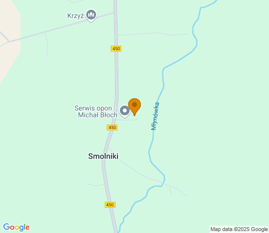 Mapa dojazdu do warsztatu samochodowego w miejscowości Grabów Nad Prosną